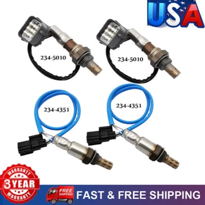 4pcs Oxygen Sensor Up & Down For 2007-2008 Acura TL 3.2L 3.5L 2345010 2344351 - Imagem 1 de 4
