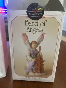 Statuetta VINTAGE RARA Band of Angels ""Il violoncello - Foto 1 di 13