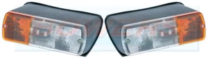 PAIR OF BRITAX FRONT LIGHTS FOR CASE DAVID BROWN FIAT FORD NEW HOLLAND TRACTOR - Picture 1 of 3