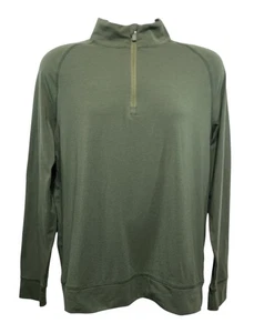G/Fore Pullover Herren Medium Grün Half Zip Golf Performance Stretch Leicht - Bild 1 von 8