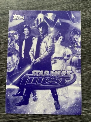 1996 STAR WARS FINEST Matrix Mastervisions REDEMPTION PROMO CARD NMMT Topps RARE - Image 1 of 2