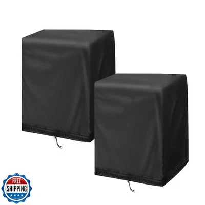 Juego de 2 fundas para mesas auxiliares Aidetech para FROMJBEST negras, a prueba de polvo  Foto 1 de 4