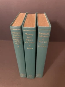 The Lakeside Press Classics Lot of 3 Donnelley & Sons Green Gold Library Decor - Picture 1 of 10