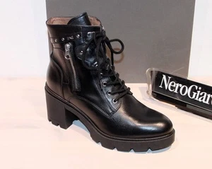 % RESTPAARE SONDERVERKAUF % NERO GIARDINI Leder Stiefelette Italy - Neu! Gr. 40 - Bild 1 von 10