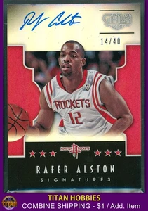 2015-16 Panini gala Signatures Autograph #RAL Rafer Alston AUTO /40 - Picture 1 of 2