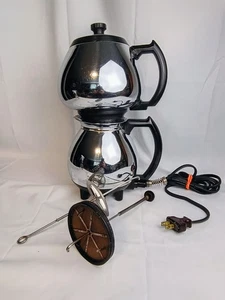 Retro 1950-60s Sunbeam Double Bubble Vacuum Coffee Percolator C30A Tested - Picture 1 of 7