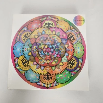 Bgraamiens Brain Games "Flowers in Flower" Round 1000 Pc Jigsaw Puzzle - Image 1 of 4