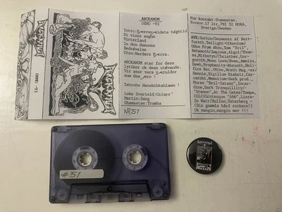 ARCKANUM Demo -93 DemoTAPE Dissection Ophthalamia Moonblood Vinterland Satyricon Foto 1 de 3