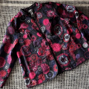 Giacca trapuntata Catherine's 1X 18/20W viola, rosso e rosa - Foto 1 di 6