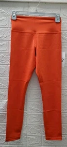 New ZYIA ACTIVE High Rise Light N Tight Metallic Orange Legging Size 2 - Picture 1 of 7
