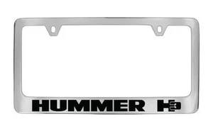 Hummer H3 Chrome Plated Metal License Plate Frame Holder - Picture 1 of 1