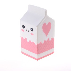 EV_squishy Milk Box Langsam steigende duftende Cartoon Brot Handkissen Kawa  WS