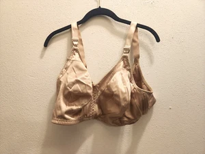 Bali Classic Support Wire Free Nude Bra Style 3820 Size 44DD #54 - Picture 1 of 4