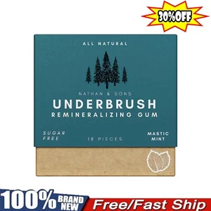 Underbrush Remineralizing Chewing Gum With Nano Hydroxyapatite Teeth Protection - Picture 1 of 15