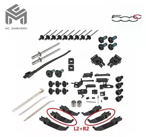KIT RICAMBI TETTUCCIO FIAT 500 CABRIO COPPIA L2+R2 CAPOTE RINFORZATI PEZZI DX+SX - Imagen 1 de 4