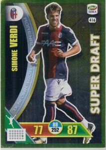 CARD CALCIATORI SERIE A 2017-18 ADRENALYN 416 VERDI SUPER DRAFT - Imagen 1 de 1