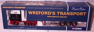 CORGI CC13216 DAF XF SPACE CAB CURTAINSIDE WREFORD'S TRANSPORT L/E NEW 1.50 - Picture 1 of 1