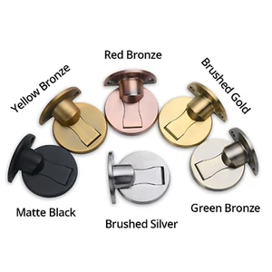 Magnetic Door Stops Stainless Steel Door Stopper Holders Catch Floor Doorstop E - Picture 1 of 21