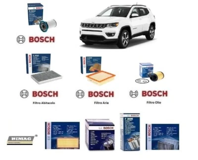 Kit Filtri Tagliando per Jeep Compass MP,M6 2.0 CRD 4X4 103 Kw 140 Hp
