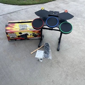 Xbox 360 Guitar Hero World Tour Band Guitar Drum Kit Controller Nuovo Scatola Aperta - Foto 1 di 13