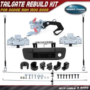 Tailgate Hardware Rebuild Kit with Cable & Rod & keyhole for Dodge Ram 1500 2009 - Picture 1 of 10