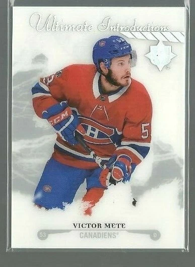 2017-18 Ultimate Collection Ultimate Introductions #UI26 Victor Mete (ref 75474) - Image 1 of 1