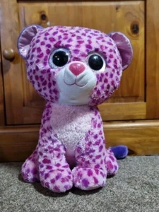 Peluche giocattolo TY Beanie Boos grande 42 cm/17" glamour rosa leopardo - Foto 1 di 2