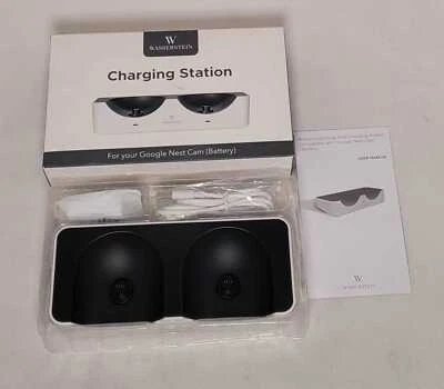 Dual Charging Station Dock Charger for Google Nest Cam (battery) Security Camera - Image 1 of 4