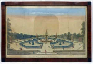 Kupferstich - "Vue Perspective de la grande Fontaine d´Aranjuez" um 1780 - Bild 1 von 5