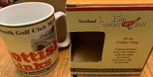 Scotland 15TH Century Golf 16 OZ Coffee Mug Scottish Links - Picture 1 of 5