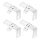 4PCS Vertical Blinds L- Shaped Brackets Blinds Curtain Track Mounting Support