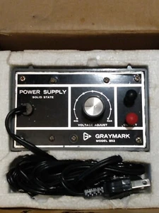 Vintage GrayMark 803 Model Train Power Supply Solid State Untested NOS - Picture 1 of 9