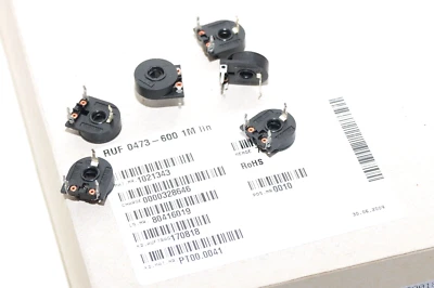 6x Trimmer / Trimmpoti / Poti / Potentiometer v. Ruwido, 1 MOhm, liegend, NOS - Bild 1 von 4
