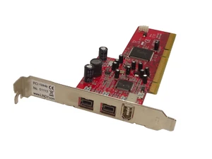 LINDY 51113 PCI-X 1394B 3 PORT IEEE1394 FIREWIRE KONTROLLER KARTE #GK9556 - Photo 1/1