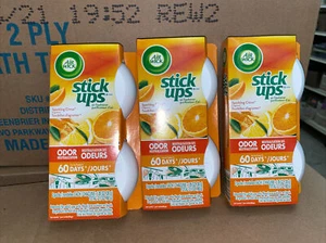 Air Wick Stick Ups Air Freshener Sparkling Citrus Scented - 3 PK (6 PCs) - Picture 1 of 1