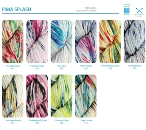 Mirasol Pima Splash - 100g - 100% Cotton - Picture 1 of 11