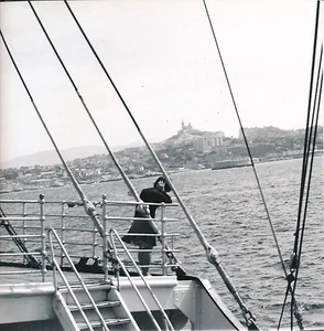 MARSEILLE c. 1960 - Arrivée au Port depuis la Mer   Bouches-du-Rhône - Div 6112 - Imagen 1 de 2