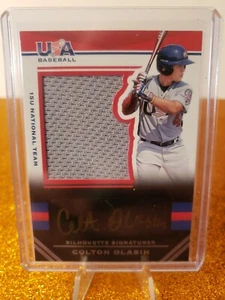 2017 USA Stars & Stripes Silhouette Signatures Colton Olasin Auto Jersey /88 - Picture 1 of 2