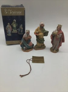 Fontanini Three Kings Wise Men Collection 3.5” Scale- 3 Pc. Set (55012) Nativity - Picture 1 of 24