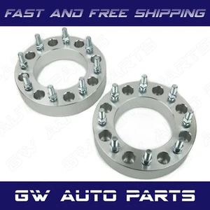 2 PC 8x6.5 to 8x180 Wheel Adapters 1.5" Stud 14x1.5 Fits 8 LUG CHEVY & GMC    - Picture 1 of 9