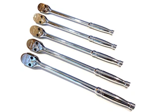 Herramientas a Presión EE. UU. NUEVO 1/2" Unidad 15” Largo Mango Estándar Cromo Trinquete SL80A - Imagen 1 de 9