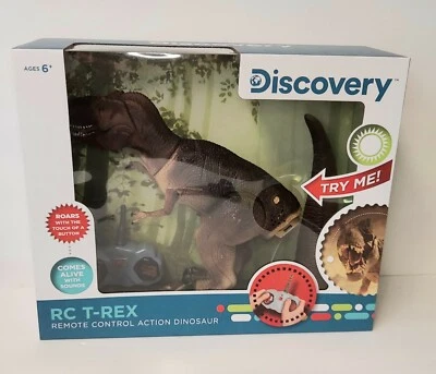 Discovery T REX New IN Box Remote Control Sound Walks Gift Science Learn Fun - Image 1 of 3