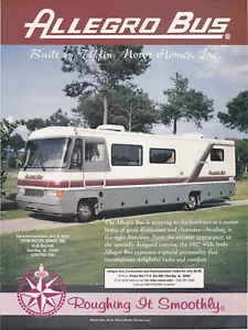 1995 Allegro Bus von Tiffin Motor Homes Inc, sehr bunt USA Magazin Anzeige - Bild 1 von 1