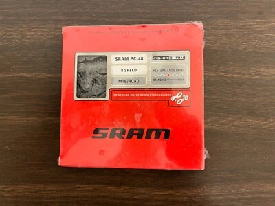 Cadena SRAM PC-48 8 velocidades 114 eslabones con eslabón eléctrico Foto 1 de 2