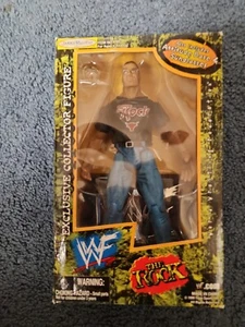 1999 WWF WWE The Rock Exclusive Collector Figure Jakks Pacific Factory Sealed - Picture 1 of 2