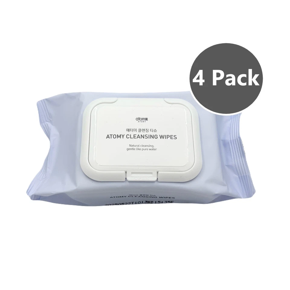 Toallitas limpiadoras ATOMY (paquete de 20 hojas × 4) Foto 1 de 1