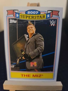 2021 Topps WWE Heritage Superstar The Miz TM-3 - Picture 1 of 2