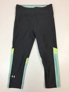 UNDER ARMOUR Womens sz Small Gray MultiColor Compression Heat Gear Leggings Pant - Picture 1 of 7