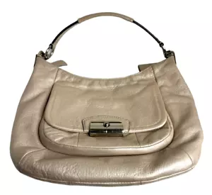 Coach Kristin Champagner Beige Leder Hobo Schultertasche F22306 Handtasche Geldbeutel - Bild 1 von 16
