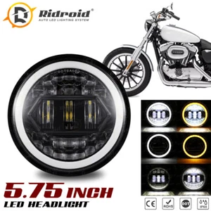 Proyector 4D de faros LED de 80W 5,75 5 3/4 más brillantes para Harley Dyna Sportster - Imagen 1 de 12